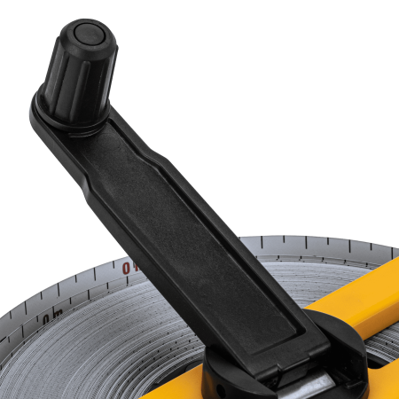 Рулетка геодезическая DENZEL 50 м х 13 мм, открытый корпус, металлическая лента