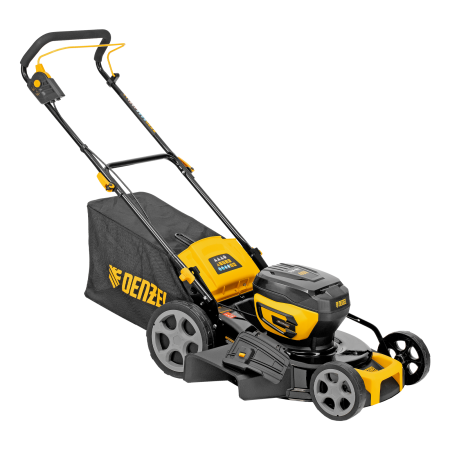 Газонокосилка аккумуляторная бесщет. DENZEL DLM-460, 460 мм, травосб. 65 л., Li-Ion, 40 В