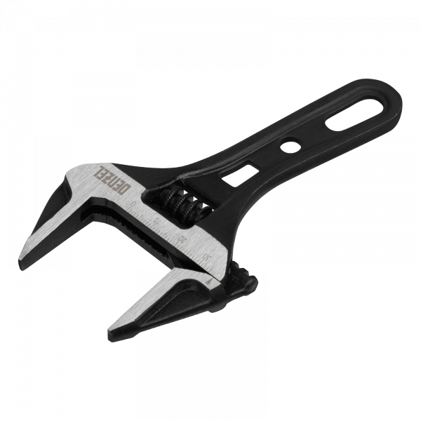 Ключ разводной DENZEL 135 мм, CrV, кованый, укороченная рукоятка