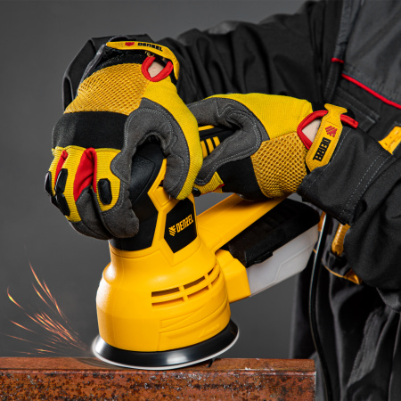 Машина шлифовальная эксцентриковая DENZEL OS-125, 450 Вт, 6000-12000 об/мин