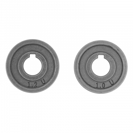 Подающий ролик DENZEL U профиль под алюминиевую проволоку 1,0-1,2 мм, 2 шт