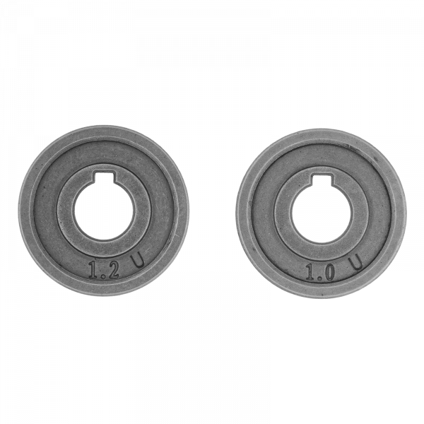 Подающий ролик DENZEL U профиль под алюминиевую проволоку 1,0-1,2 мм, 2 шт