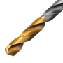 Сверло спиральное по металлу DENZEL 6 х 139 мм, Р6М5, Golden Tip, удлиненное