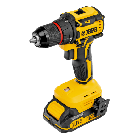 Дрель-шуруповерт аккумуляторная бесщет. DENZEL CDH-BL-20, Li-Ion, 20 В Дрель-шуруповерт аккумуляторная бесщет. DENZEL CDH-BL-20, Li-Ion, 20 В