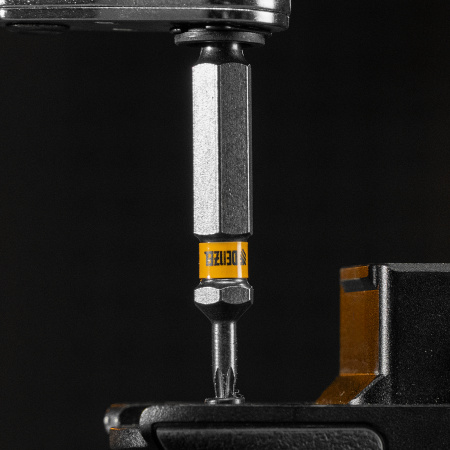 Бита DENZEL TX 8х50, сталь S2, шестигранный профиль, 10 шт. Е 6,3