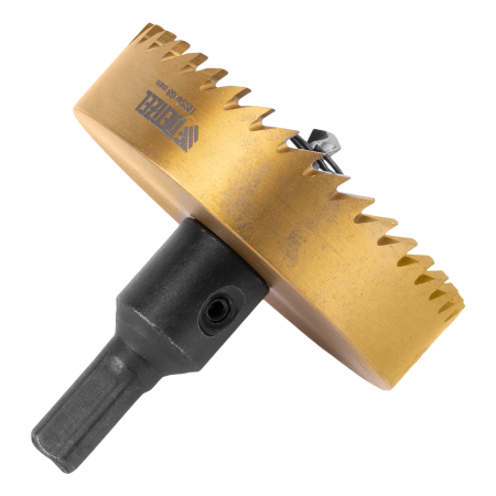 Коронка по металлу DENZEL 724122, 68 мм, HSS, нитридтитановое покрытие