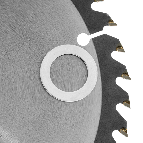 Пильный диск по дереву DENZEL с гвоздями, ф190 х 30 мм, 40 зубов