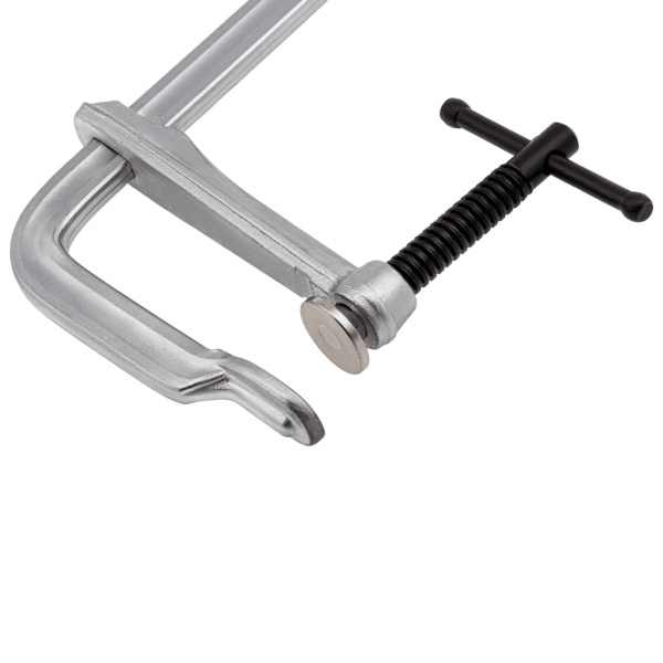 Струбцина DENZEL F-образная, 120x400мм, кованая Струбцина DENZEL F-образная, 120x400мм, кованая