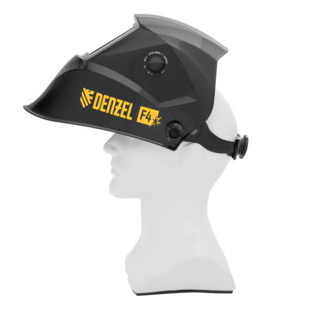 Щиток защитный лицевой DENZEL (маска сварщика) F4, см. окно 90х35, DIN4/9-13