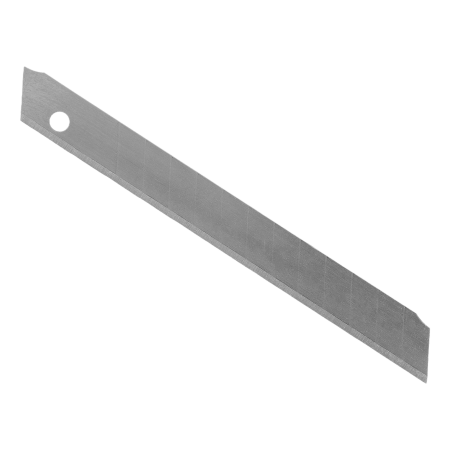 Лезвия DENZEL 9 мм, сталь SK5 - 0,4 мм, 10 штук