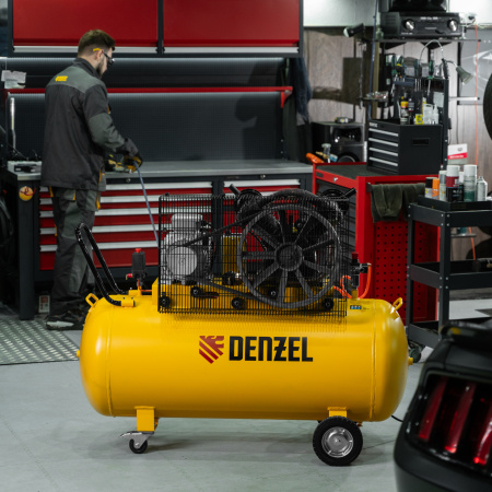 Компрессор воздушный DENZEL рем. привод BCV 5500-T/270, 5,5 кВт, 270 литров, 850 л/мин