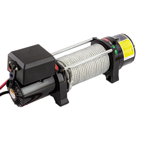 Лебедка автомобильная электрическая DENZEL LB-3000.3.6 т, 3.4 кВт, 12В