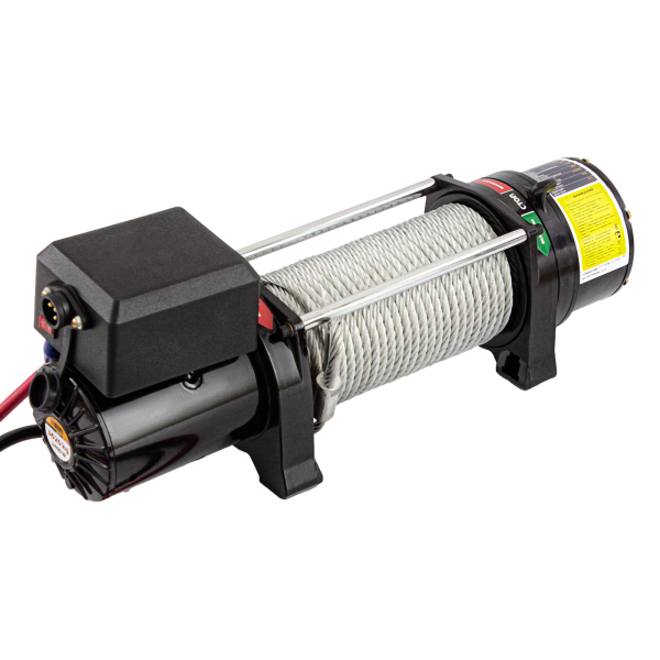 Лебедка автомобильная электрическая DENZEL LB-3000.3.6 т, 3.4 кВт, 12В