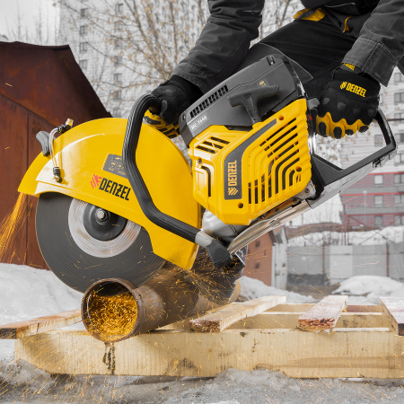 Бензорез DENZEL МС-7440, 74 см3, диаметр диска 400 мм