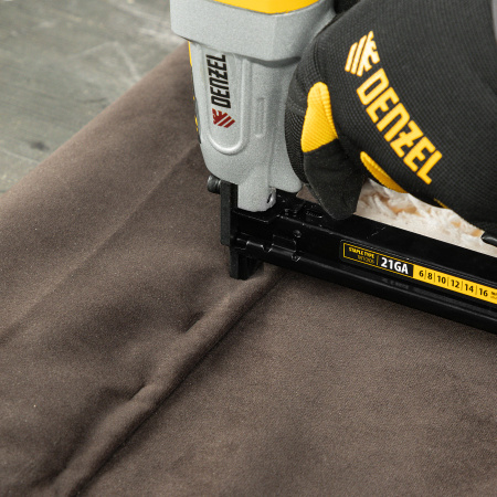 Скобы DENZEL 21GA для пнев. степл., 12мм, шир. - 0,95мм, тол. - 0,6мм, шир. скобы - 12,8мм, 5000шт