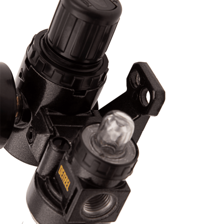 Блок подготовки воздуха регулятор-фильтр-лубрикатор DENZEL FLR1500, 10 бар, 1500 л/мин, 1/4