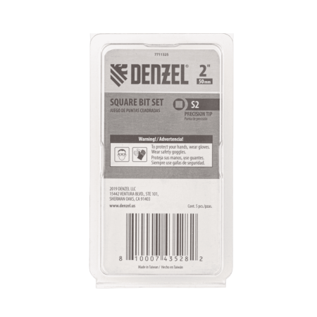 Набор бит DENZEL S2x50, 5 шт.