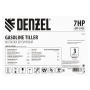 Мотоблок DENZEL DPT-370S, 7 л.с., ремен.сцеп, фрез 3х4, ШОМ, передачи 3В/1Н