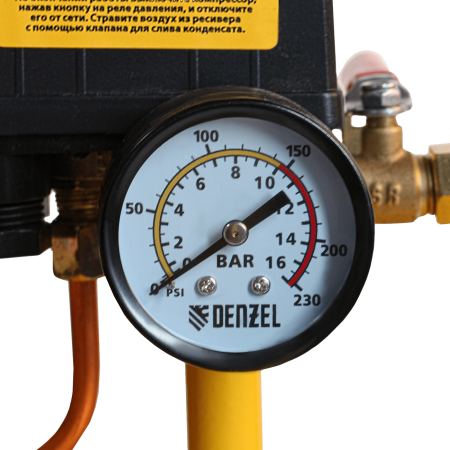 Компрессор воздушный DENZEL BCI4000-T/100, 4.0 кВт, ременный привод, 100 литров, 690 л/мин