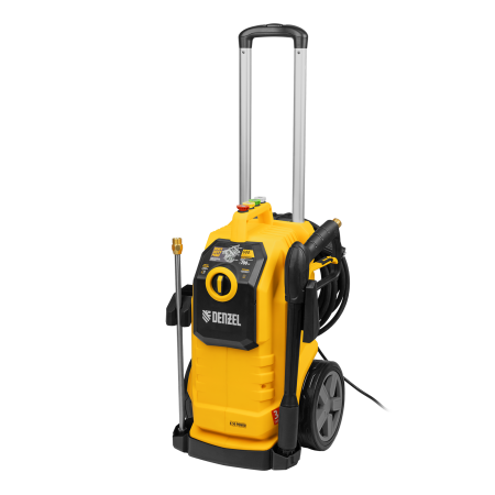 Моечная машина высокого давления DENZEL K 50 Power, 2100 Вт, 150 бар, 600 л/ч, асинхронный двигатель