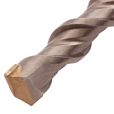 Бур по бетону DENZEL 705054, 22 x 460 мм, двойная спираль, три пылеотводящие кромки