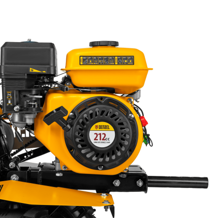 Мотоблок DENZEL DPT-270S, 7 л.с., ремен.сцеп, фрез 3х4, ШОМ, передачи 2В/1Н