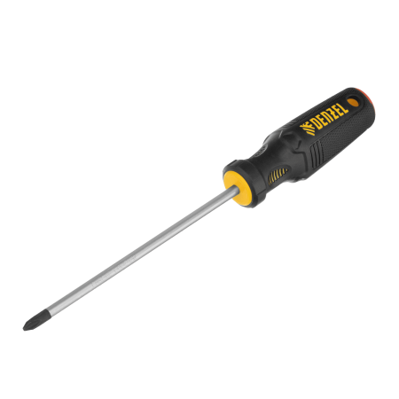 Отвертка DENZEL PH2х150 мм, CrV, трехкомпонентная рукоятка