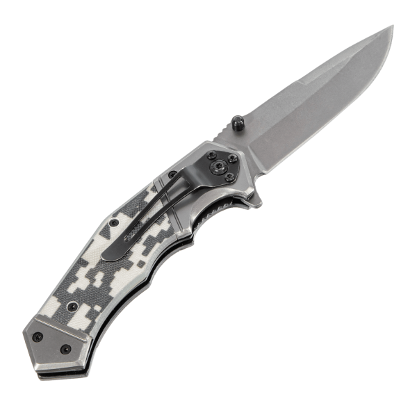 Нож складной DENZEL многоцелевой, системы Liner-Lock, с накладкой G10 на эргономичной рукоятке