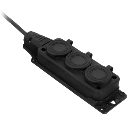 Удлинитель-шнур силовой Top Series DENZEL, КГТТ, 20 м, 3 розетки, 3 x 1,5 мм