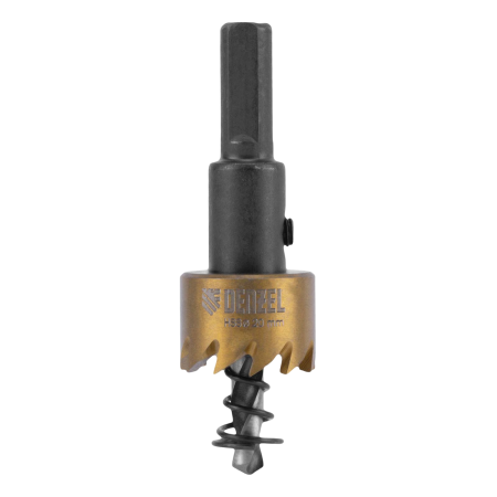 Коронка по металлу DENZEL 724101, 20 мм, HSS, нитридтитановое покрытие