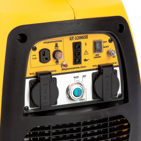 Инверторный генератор DENZEL GT-3200iSE, 3.2 кВт, 230 В, бак 6 л, электростартер