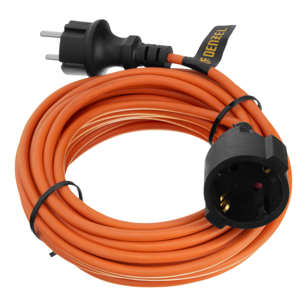 Удлинитель-шнур силовой Garden Series DENZEL, ПВС, 10м, 1 розетка, 3 x 1 мм