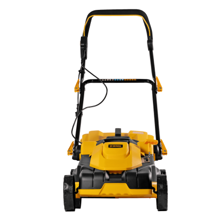 Газонокосилка электрическая DENZEL GM-2000, 2000 Вт, ширина 43 см, 6 уровней, 45 л