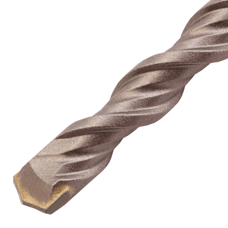 Бур по бетону DENZEL 705022, 10 x 600 мм, двойная спираль, три пылеотводящие кромки