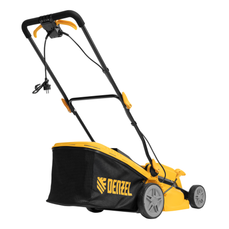 Газонокосилка электрическая DENZEL GMC-1800, шир. 38см, 1800 Вт, 6 уров., травосб. 35 л