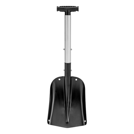 Лопата автомобильная, алюминиевая, 212х280х650-815 мм, телескопический черенок Denzel