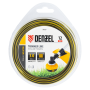 Леска для триммера DENZEL двухкомпонентная квадратная, 3,0мм х 12м, блистер SkyCutter