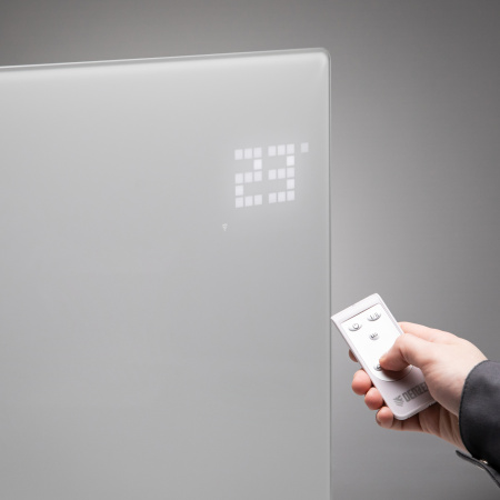 Конвектор электрический DENZEL OptiPrime-1000, Wi-Fi, тачскрин, цифровой термостат, 1000 Вт