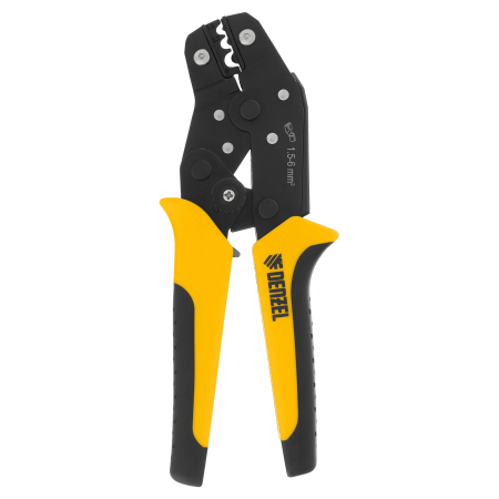 Клещи для обжима неизолированных наконечников DENZEL НК и НВ, разъемов РП, 1,5 - 6 мм2