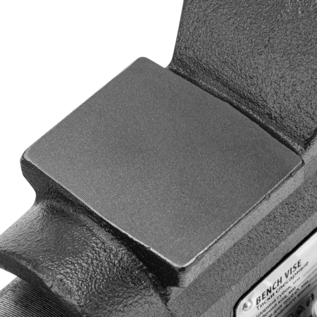 Тиски слесарные DENZEL BVH-100, 100 мм, поворотные, стальная направляющая, с наковальней