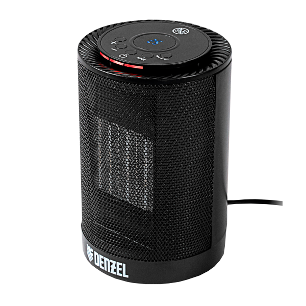 Тепловентилятор керамический электрический DENZEL DTFC-1200, 3 режима, вентилятор, нагрев 600/1200 Вт