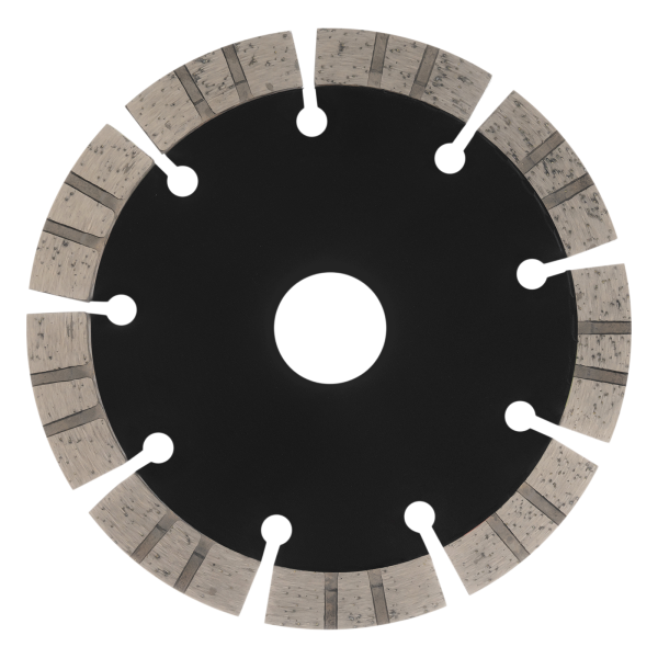 Диск алмазный отрезной DENZEL ф125 х 22,2 мм, Сегментный, сухое резание, HWD92