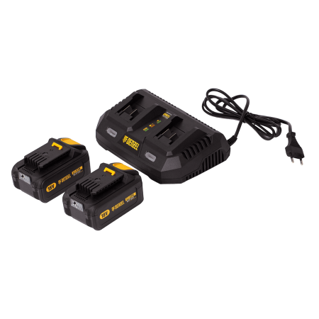 Кусторез аккумуляторный DENZEL RBC510-36, Li-ion, 36 В, 4 Ач, нож 510 мм, поворотная ручка