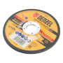 Круг шлифовальный по металлу DENZEL, 125 х 6,0 х 22,2 мм, A24QBF
