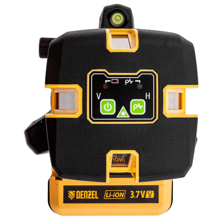 Лазерный уровень DENZEL LX 06 Green, 30 м, 520 нм, аккумулятор Li 5200 mAh, резьба 5/8