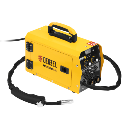 Аппарат инвертор. полуавтомат. сварки DENZEL Mini MIG-135, 130 А, ПВ 60% Аппарат инвертор. полуавтомат. сварки DENZEL Mini MIG-135, 130 А, ПВ 60%