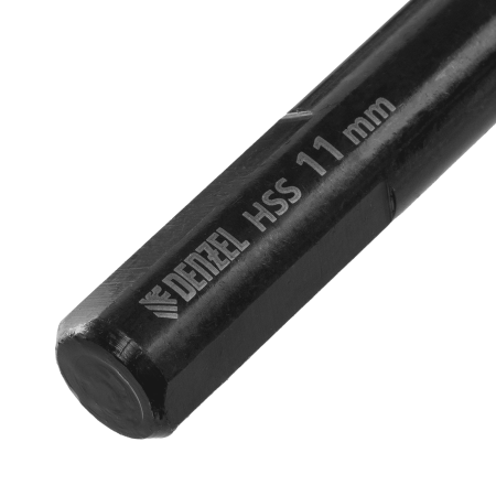Сверло по металлу DENZEL 11 мм, HSS-Tin, Golden Tip, 6 шт.