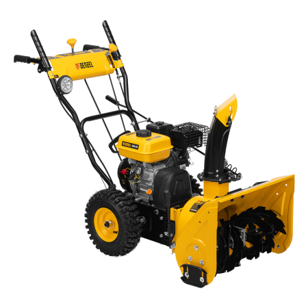 Снегоуборщик гибридный с функц. подметания DENZEL SWB-600, 212 сс, руч. старт, 2 насадки