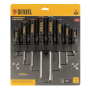 Набор отверток DENZEL 8 пр., CrV, трехкомпонентная рукоятка