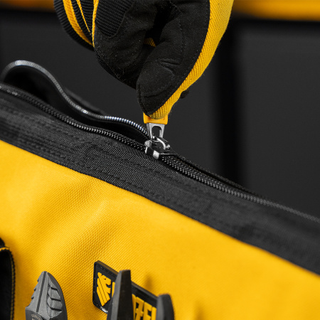 Сумка для инструмента DENZEL 500х245х300 мм, 20 карман.,съемный органайз. 10 карман.,наплеч. рем.